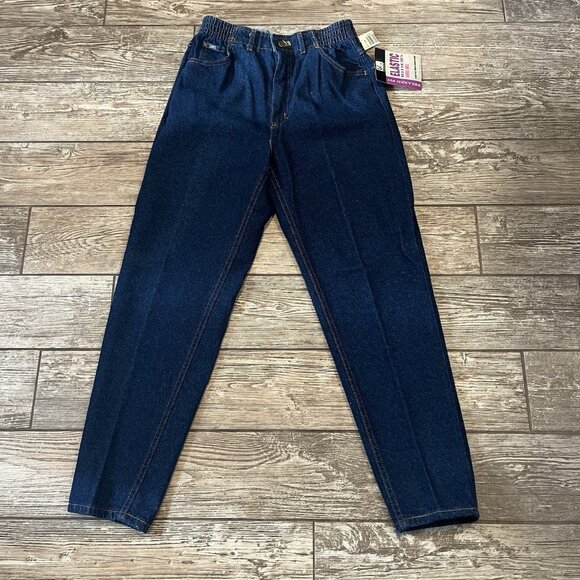 Vtg Lee Riders Mom Jeans Womens 12M Classic Fit Denim Tapered Leg High Rise USA - Picture 1 of 8